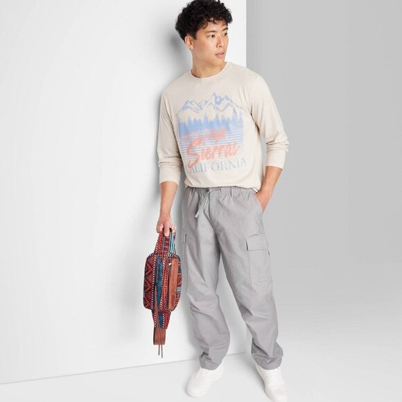 Men's Mid-Rise Tapered Leg Pants - Original Use™‎ Gray XXL - Picture 1 of 1